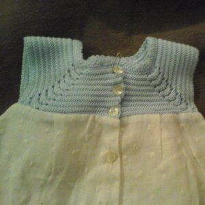 Precious for baby: Darling cotton knit jumper. NWT
